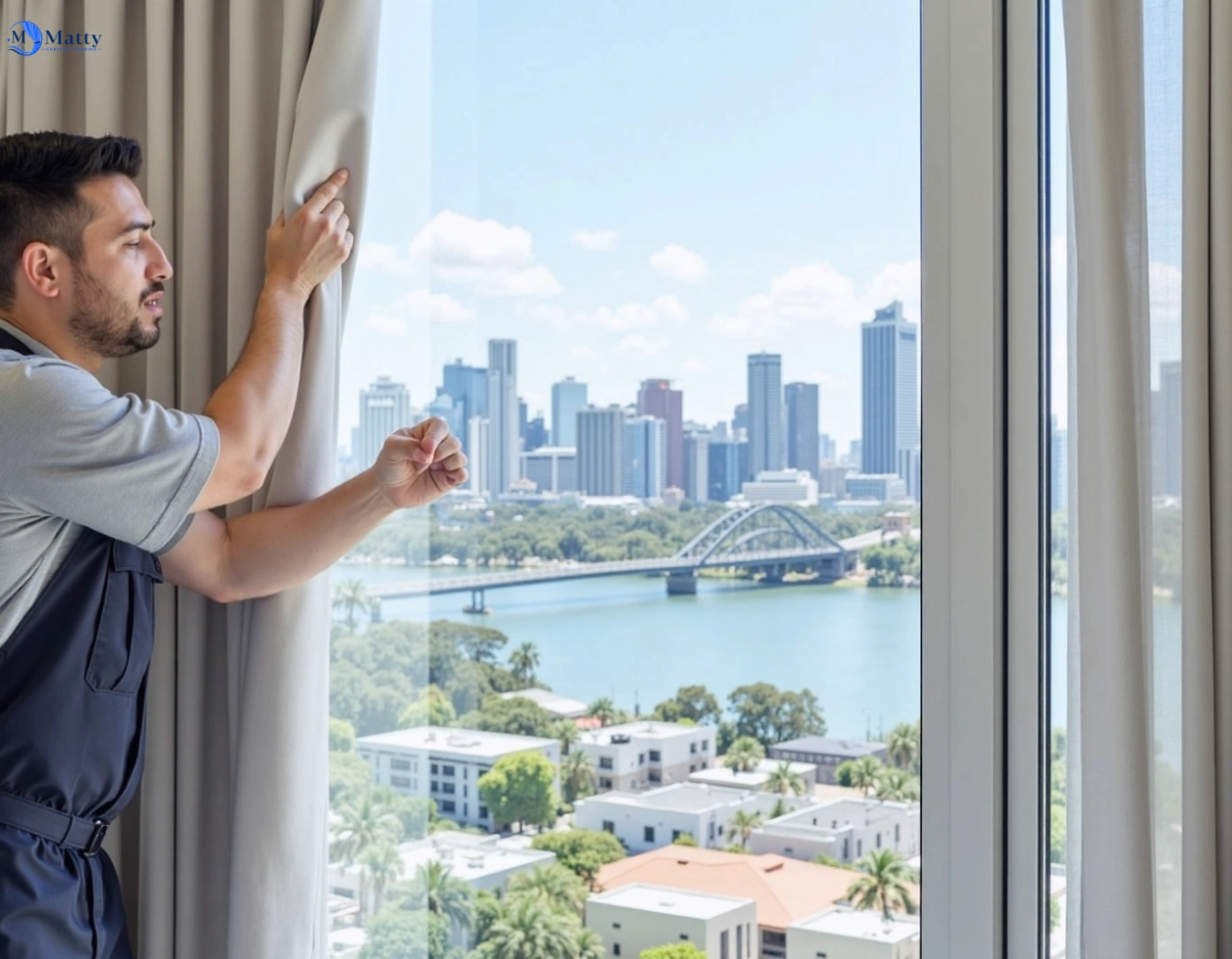 Professional curtain steam cleaning service strathfield-nsw QLD by Matty Curtain Cleaning
